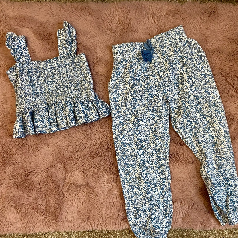 Mayoral girls size 7 matching set